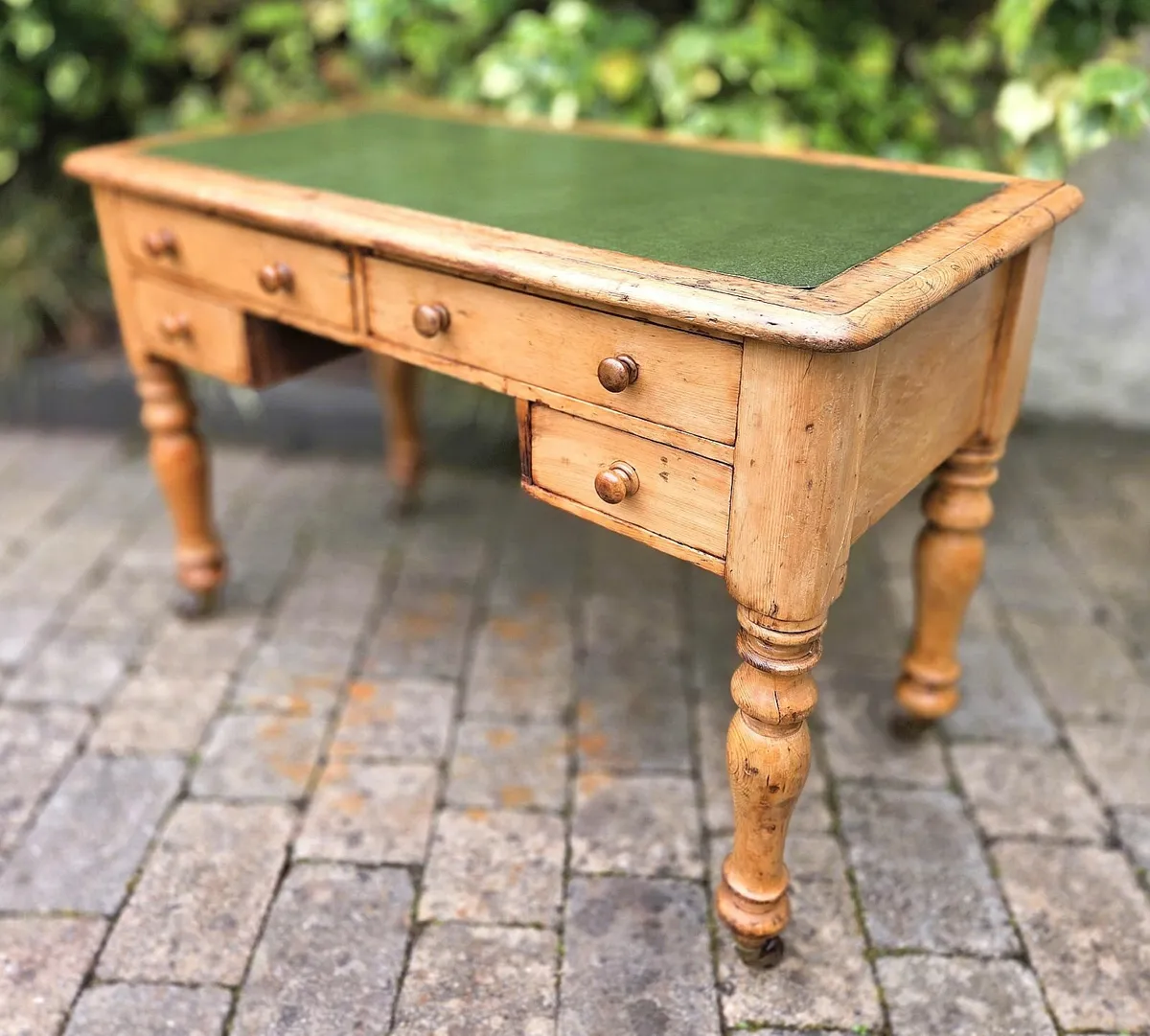 Victorian Pine Writing Table- Circa 1880 - Image 2