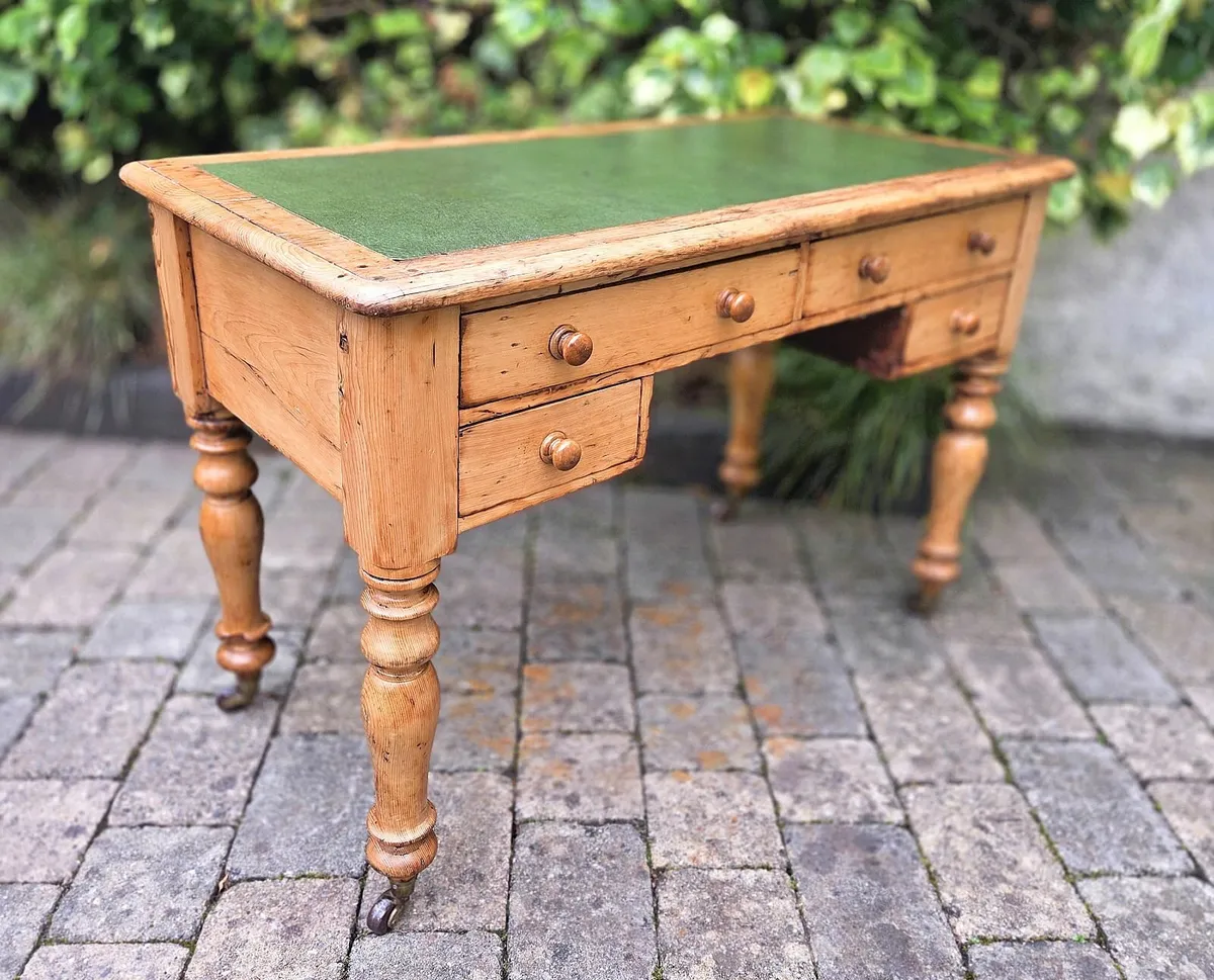 Victorian Pine Writing Table- Circa 1880 - Image 3