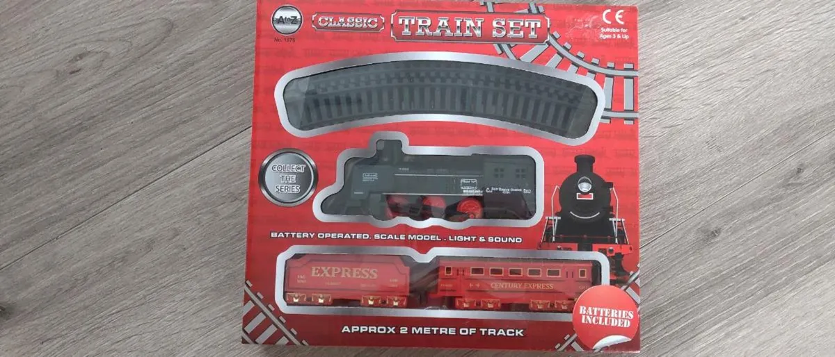 Classic train set new originally packed