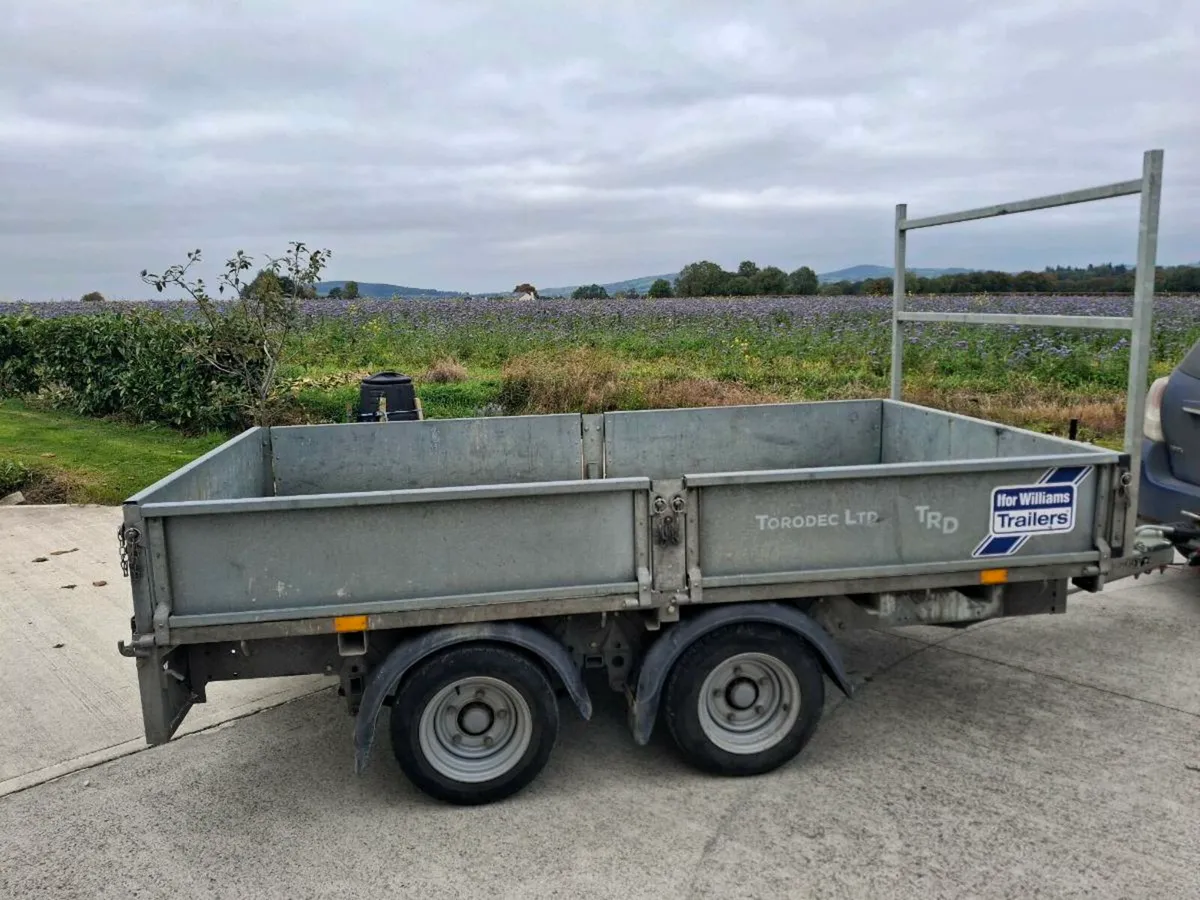 Ifor Williams 2 Axle 10 X 5'6 Dropside Trailer - Image 2