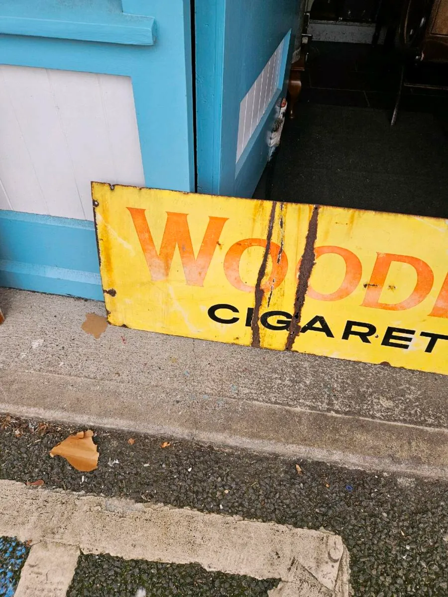 Vintage Woodbine Cigarette Sign - Image 4