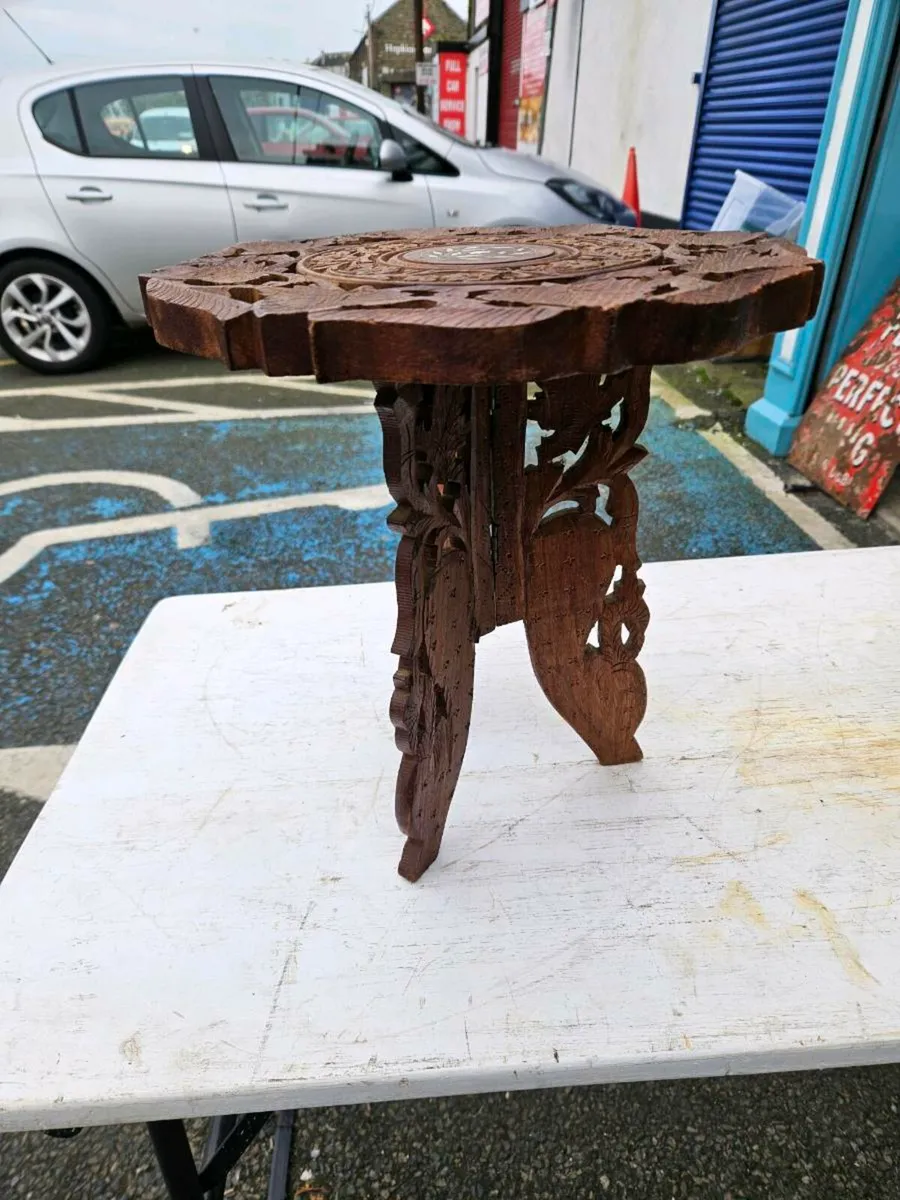 Vintage Small Decorative Table - Image 2