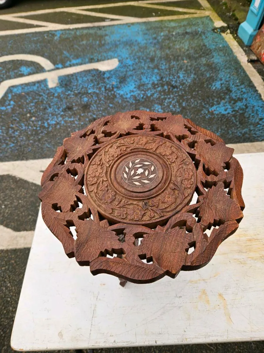 Vintage Small Decorative Table - Image 3