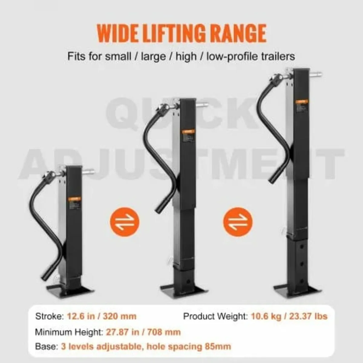 Trailer Jack, Trailer Tongue Jack Welding-on 12000 - Image 2