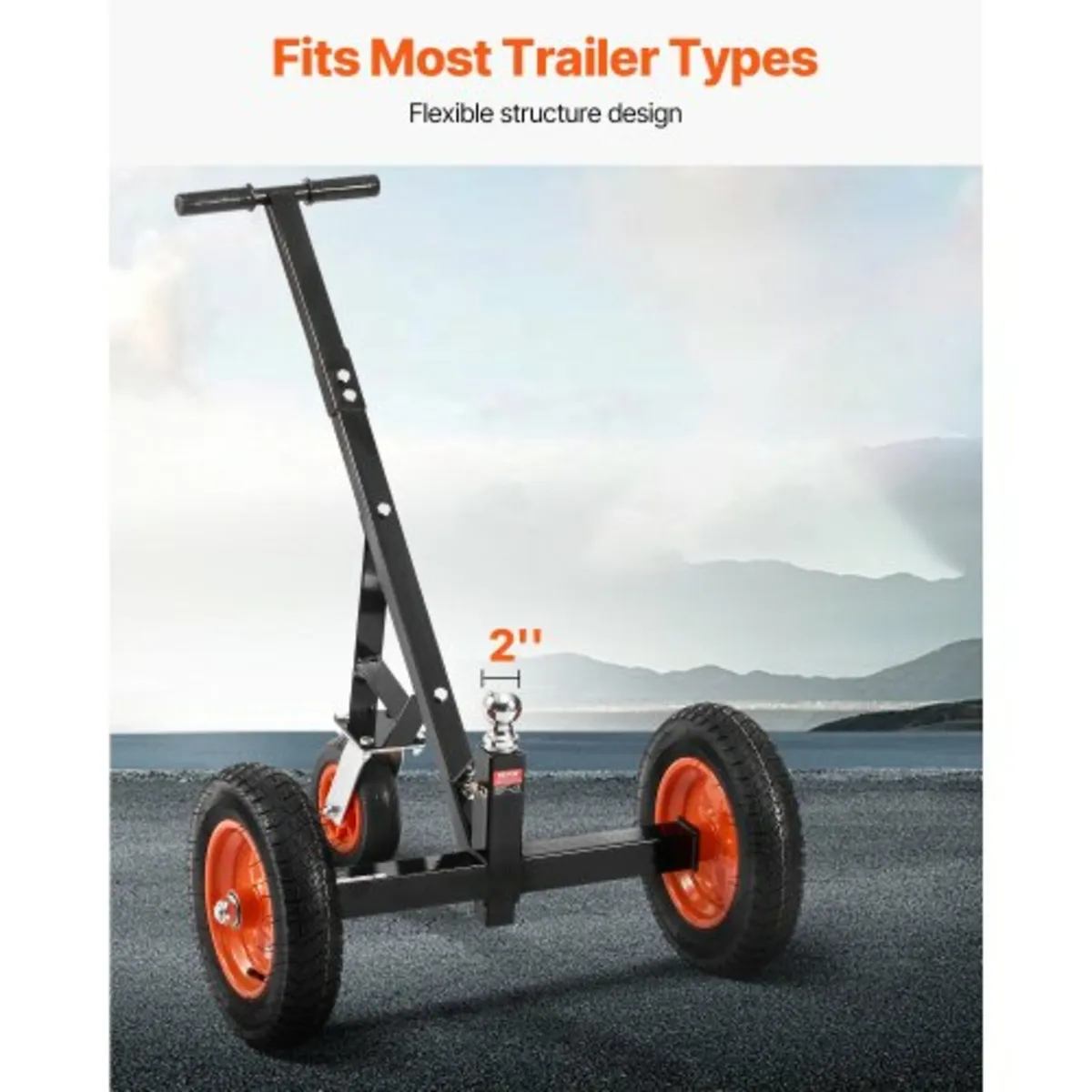 Trailer Dolly, 1000lbs Tongue Weight Capacity, Car - Image 2