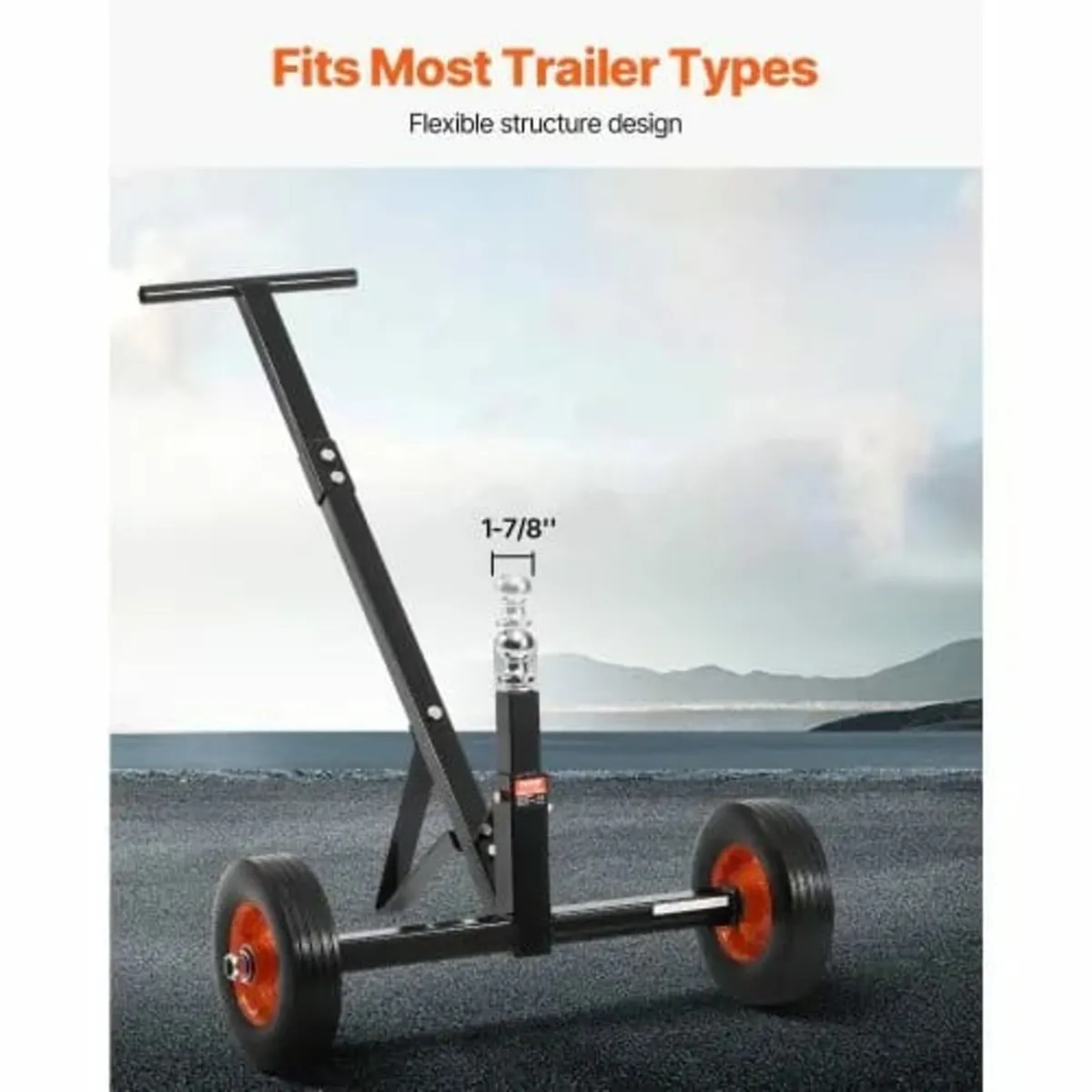 Trailer Dolly, 600lbs Tongue Weight Capacity, Carb - Image 3