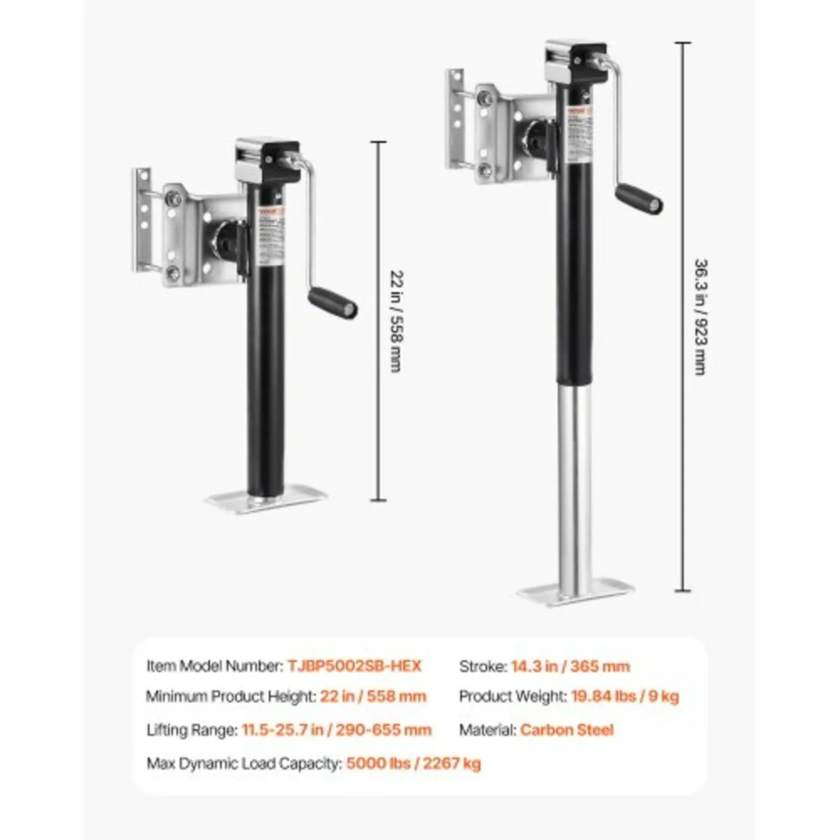 5000 lbs Dynamic Load Capacity, Heavy Duty Swivel - Image 2