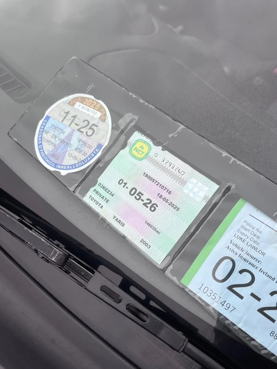 Toyota Yaris NCT/TAX - Image 2