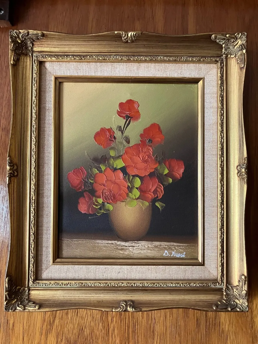 Framed oil painting x 2 - Image 1