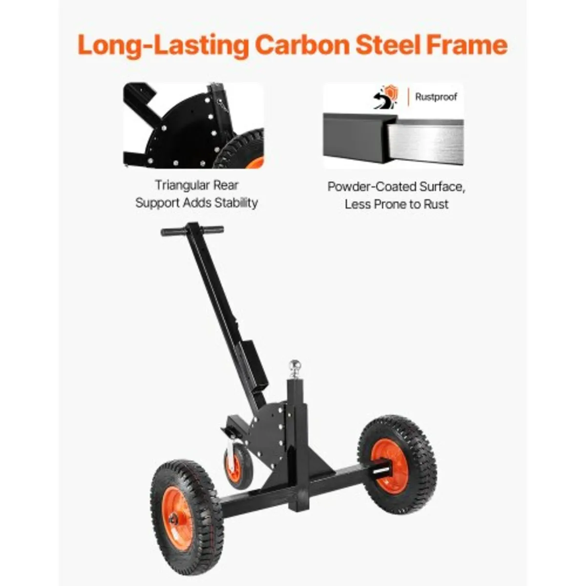 Trailer Dolly, 3500lbs Tongue Weight Capacity, 18 - Image 2