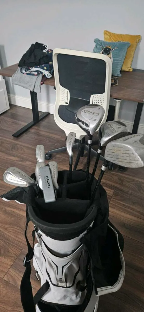 FAZER golf clubs and bag - Image 1