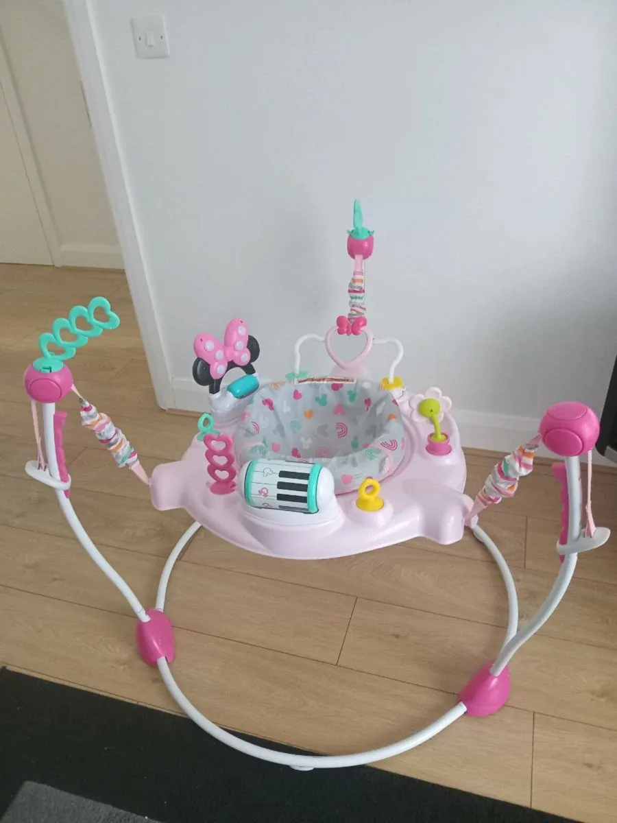 Bear playmat a minnie mouse jumperoo & walk along - Image 3