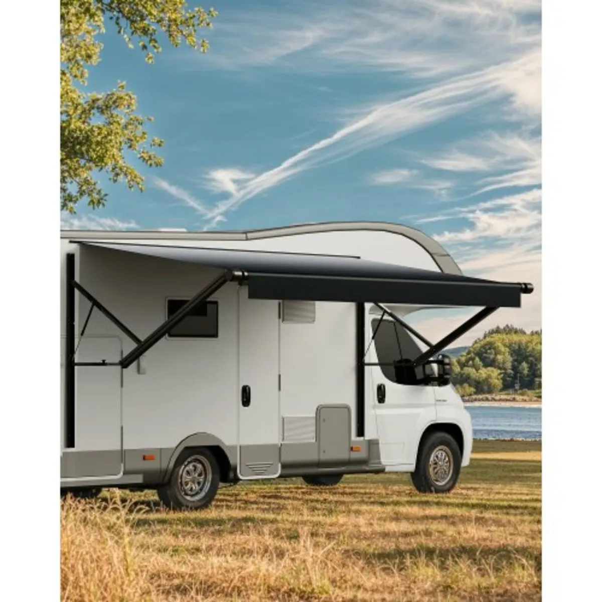 RV Awning Complete Kit, 19' Retractable Awning wit - Image 1