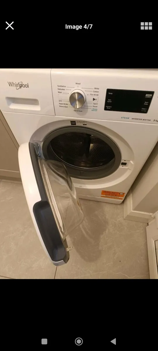 Whirlpool 9kg Washing Machine - Image 4