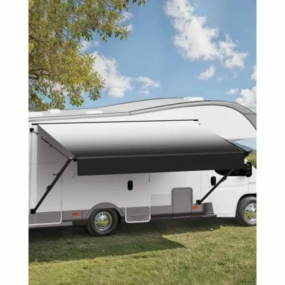 Manual RV Awning Complete Kit, 16' Retractable Awn - Image 1
