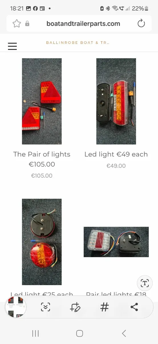 Trailer lights - Image 1
