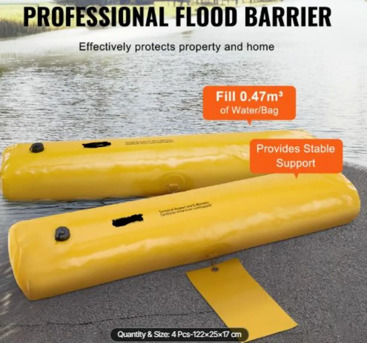 Flood Barriers, Sandbag Alternative Flood Bags 4 - Image 2