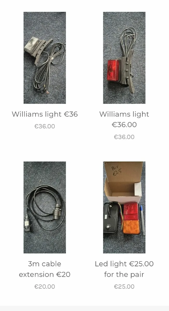 Magnetic lights €44  4.5m cable 10m cable €49 - Image 4