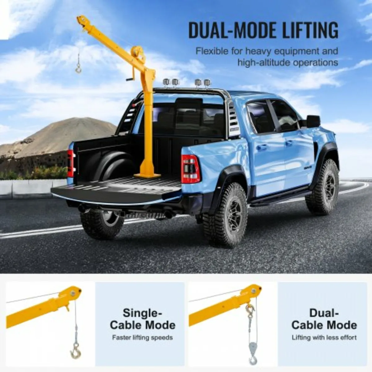 Pickup Truck Crane, Folding Truck-Mounted Bed Cran - Image 3