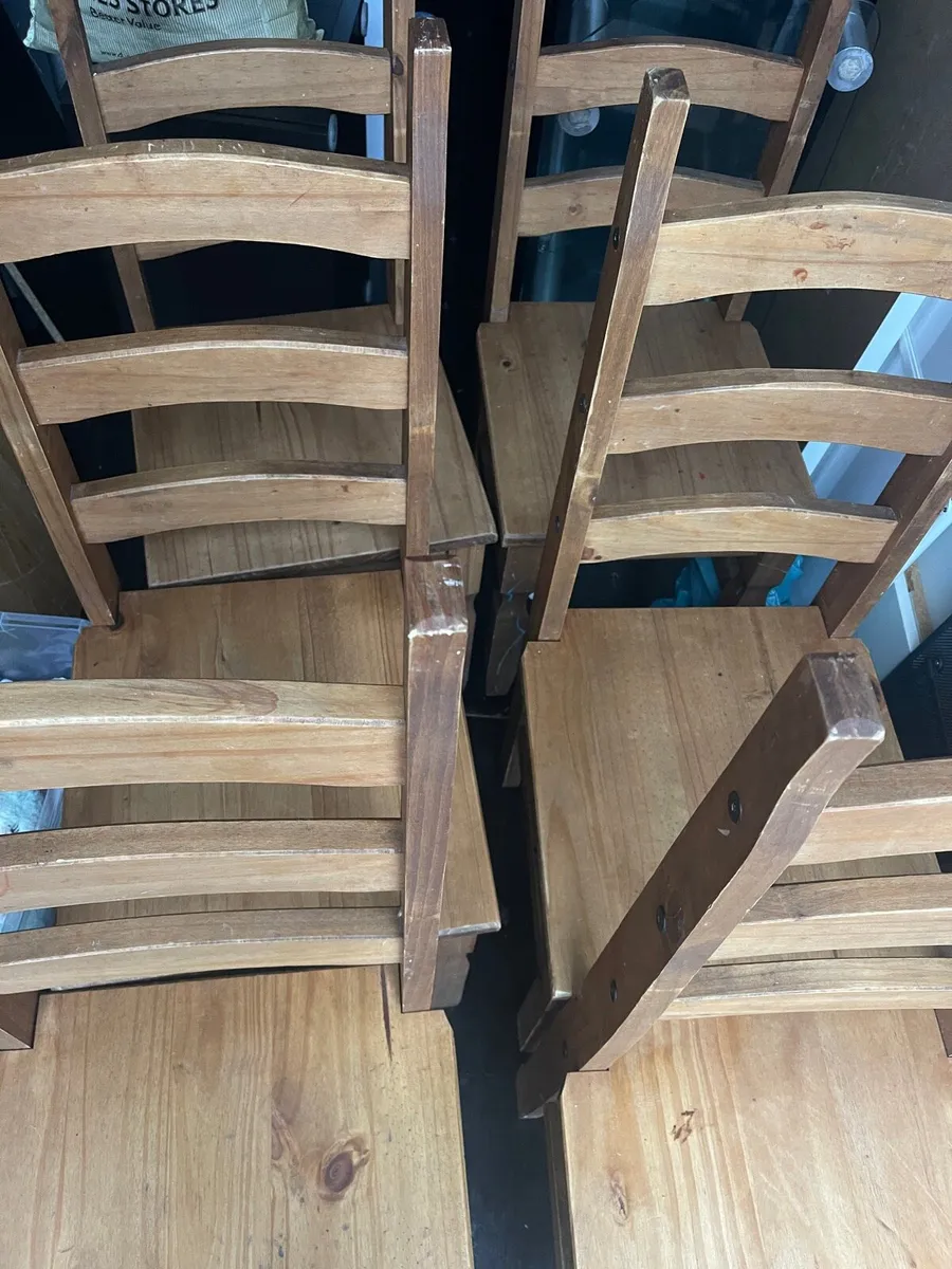 6 dining chairs - Image 2