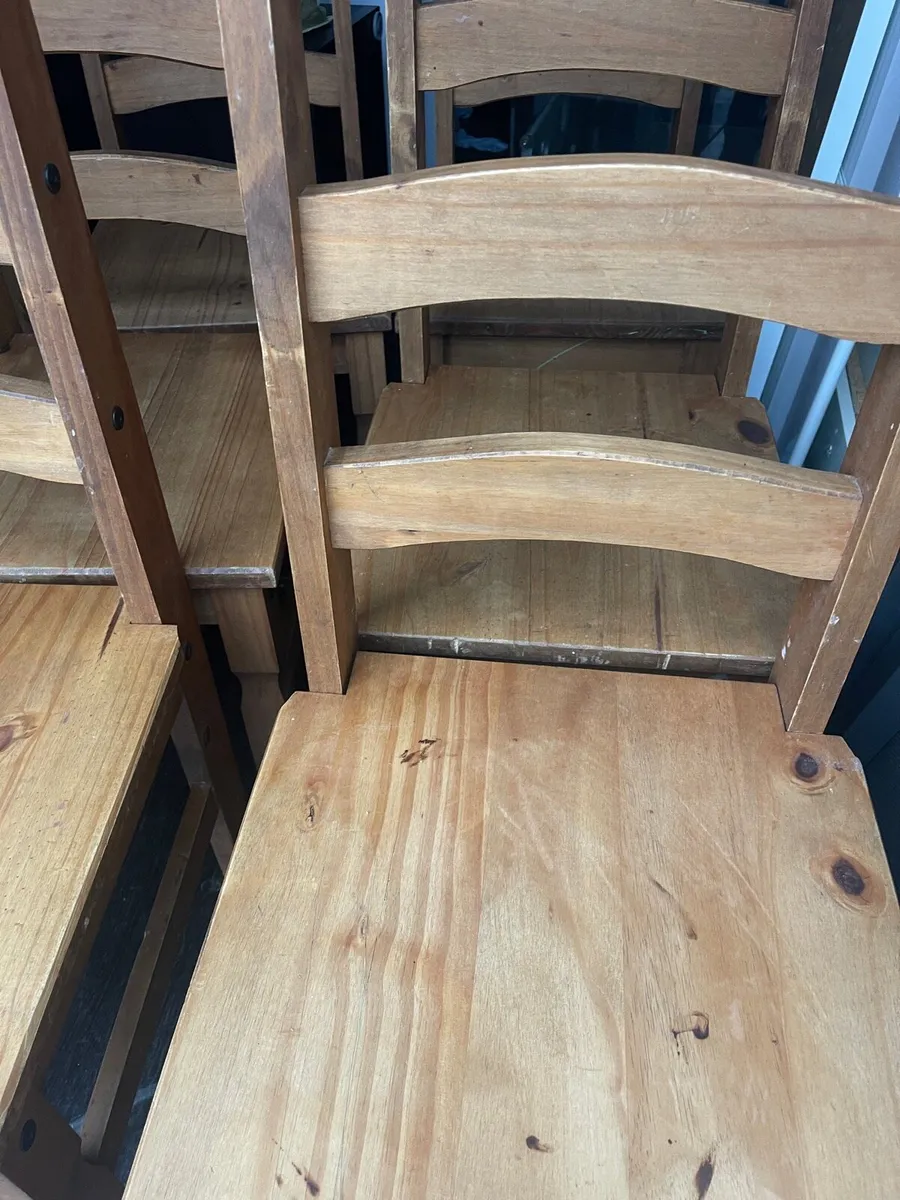 6 dining chairs - Image 3