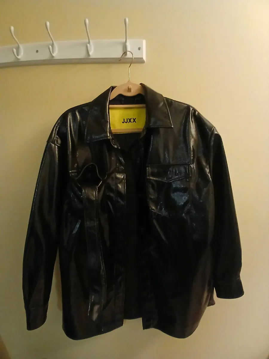 Faux Leather Overshirt - Image 2