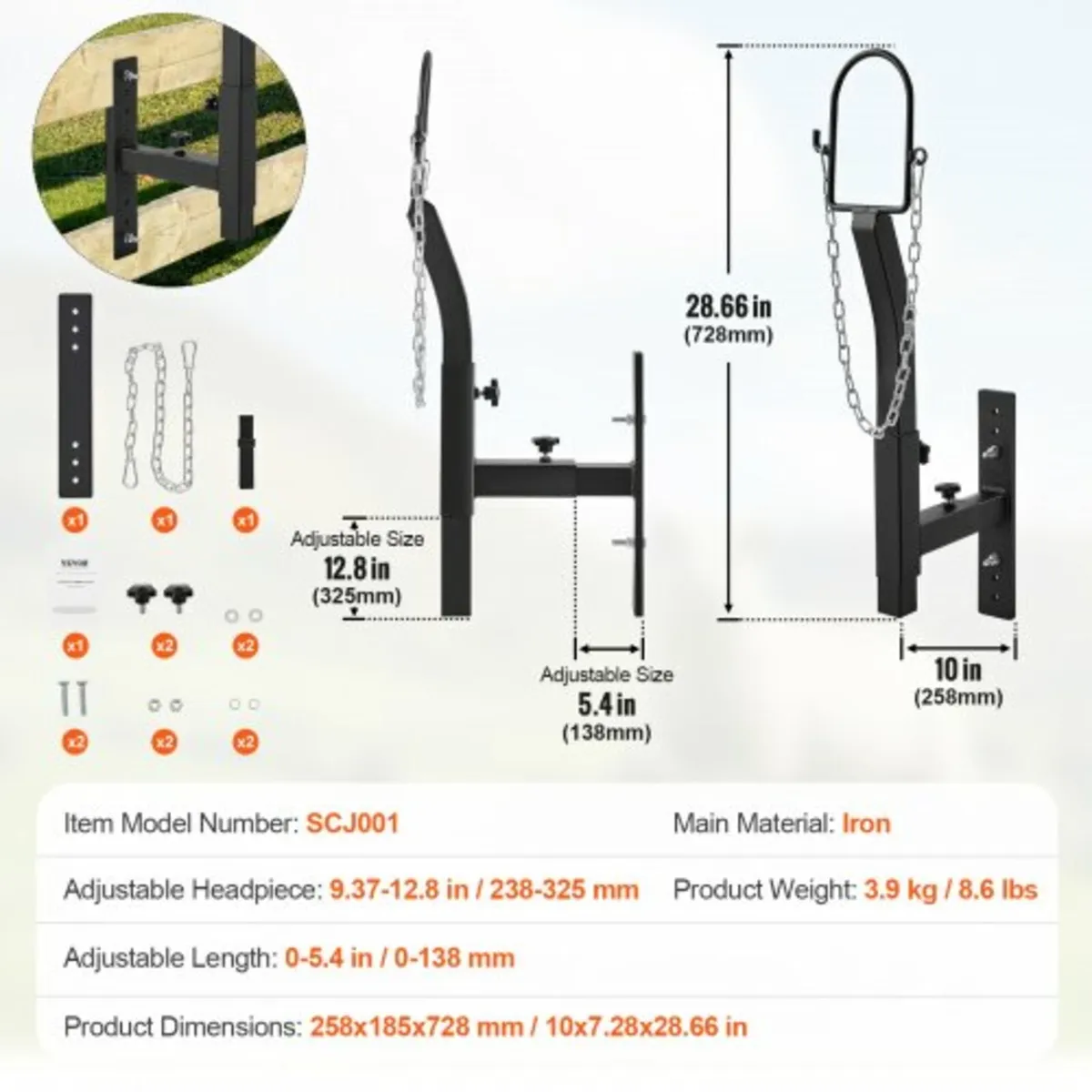 Livestock Trimming Stand, Goat & Sheep Stand 9.37- - Image 2