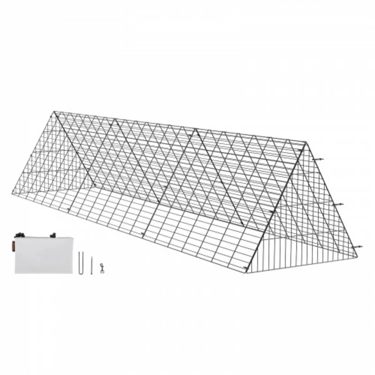 Chicken Tunnels, 118.1 x 28 x 24.2 inch (LxWxH) Ch - Image 1