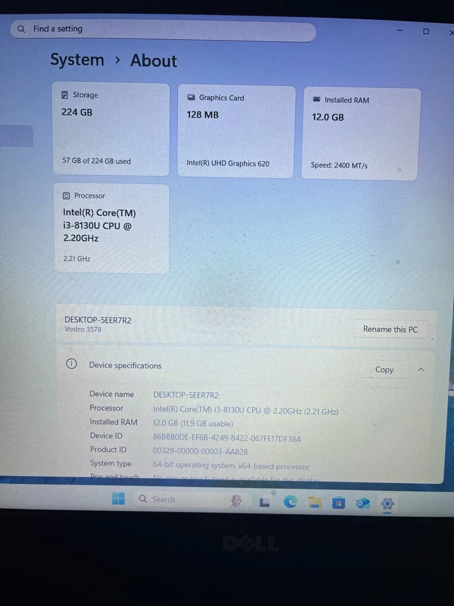 Dell i3 8gen laptop - Image 4