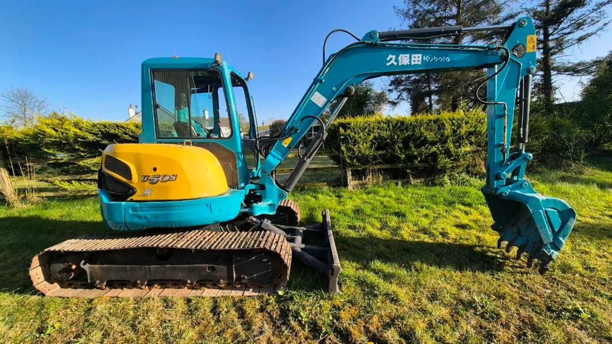Kubota U50-3s 5 Ton Digger - Image 3