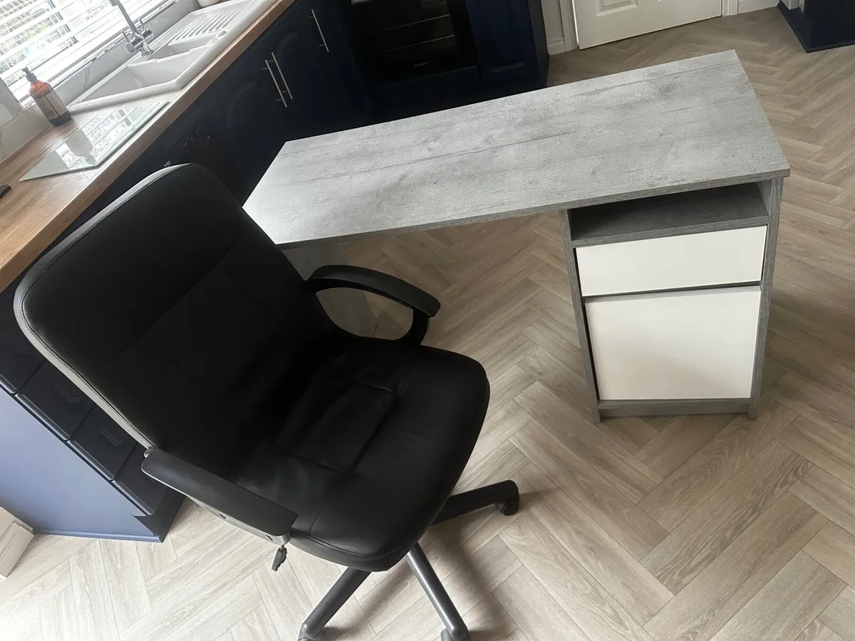 Desk and chair