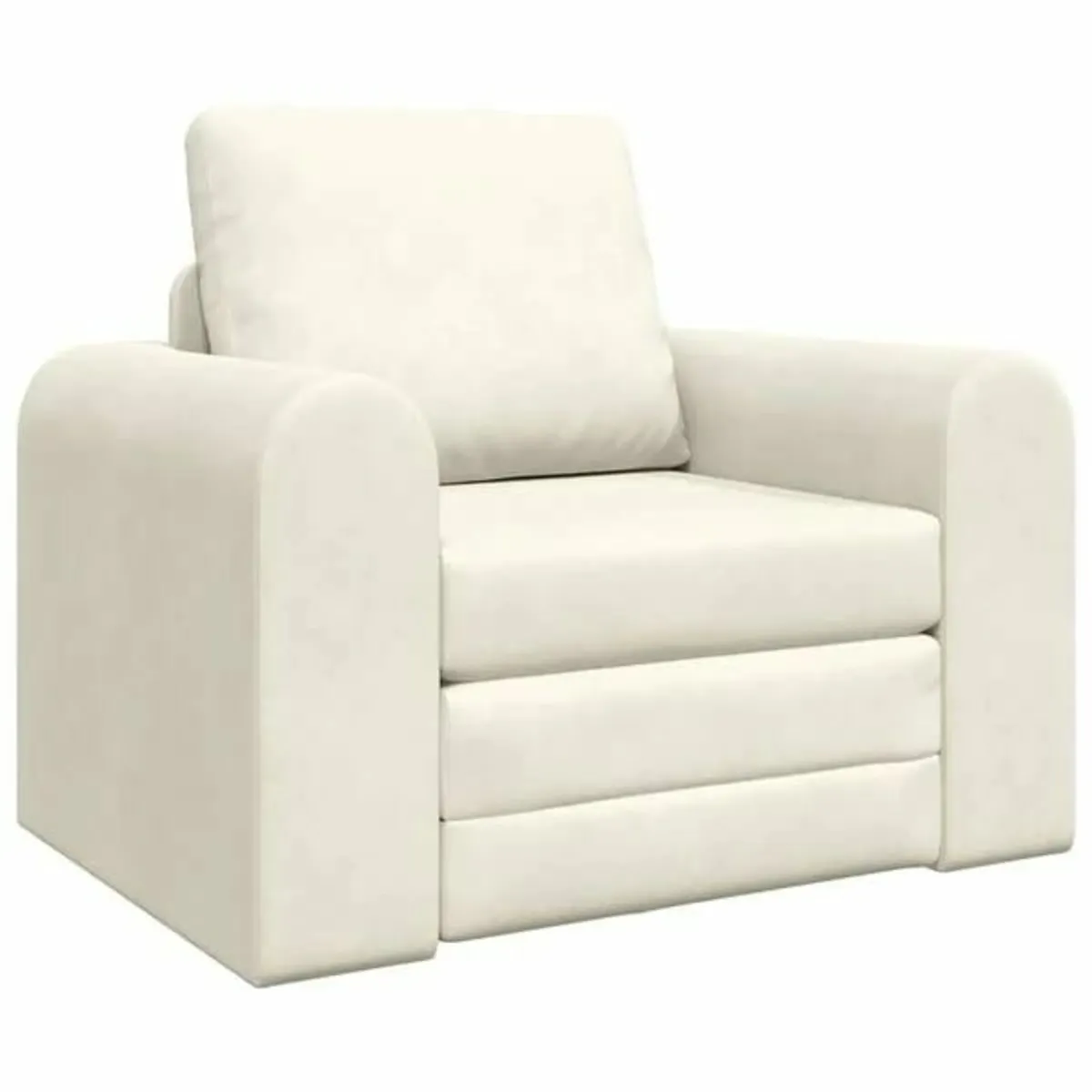 Sofa Bed Cream 98 x 71 x 83 cm Velvet

Description - Image 2