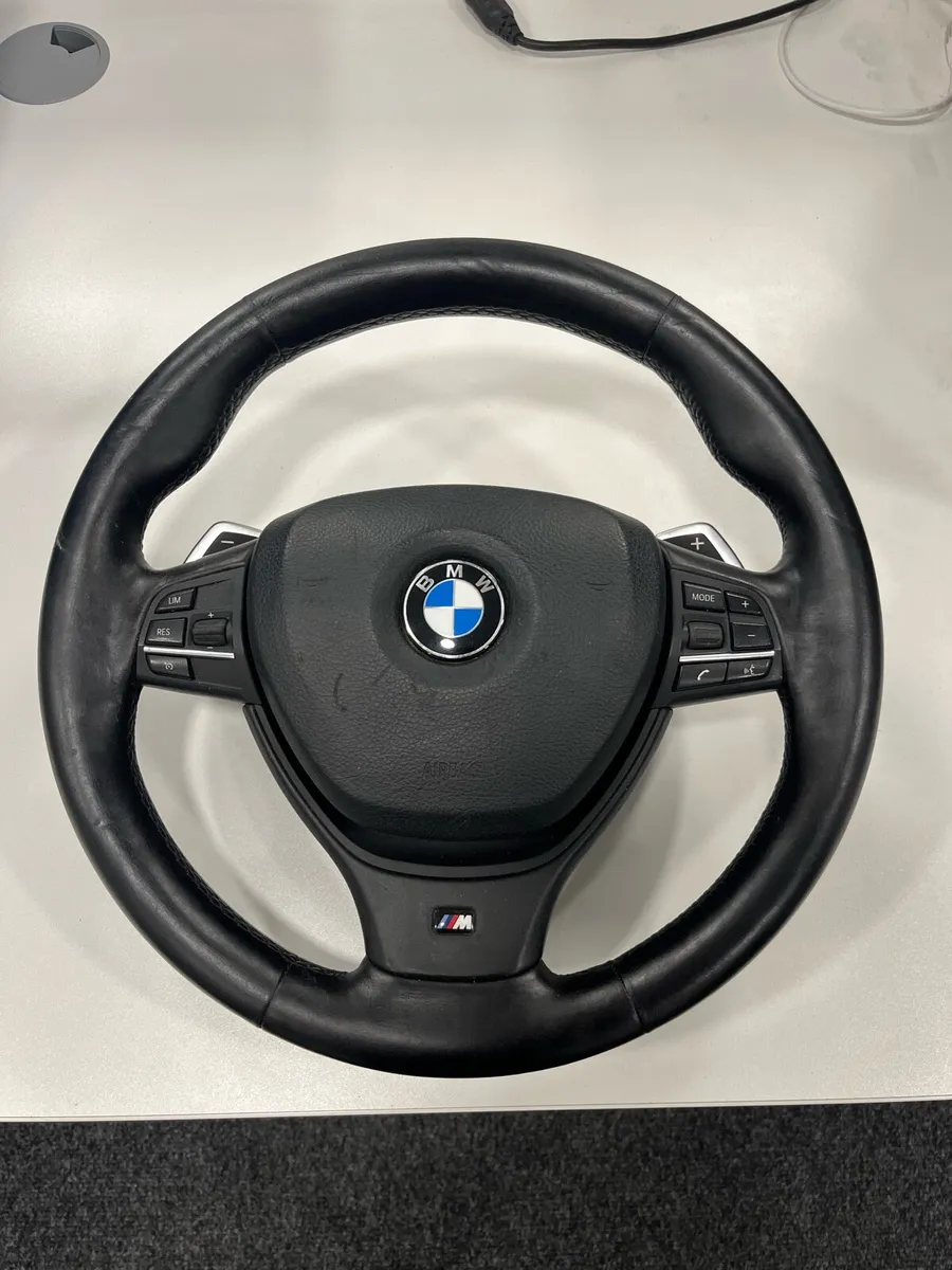 Genuine BMW F-Series M Sport Steering Wheel - Image 1