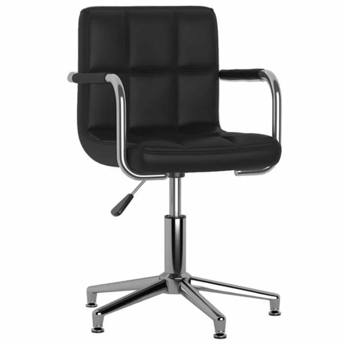 Swivel Dining Chairs 2 pcs Black Faux Leather

Des - Image 3