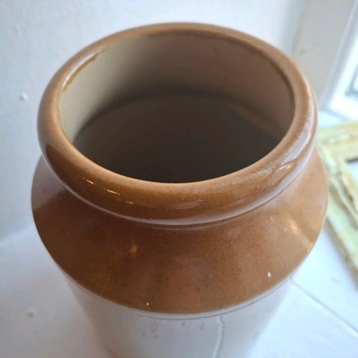 Glazed Stoneware Pot - Image 2