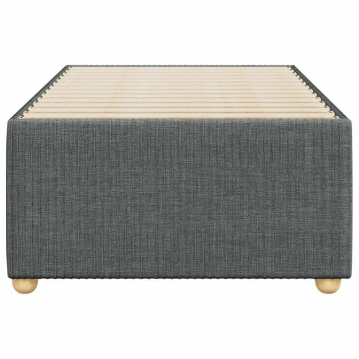 Bed Frame without Mattress grey Single Fabric

Des - Image 4