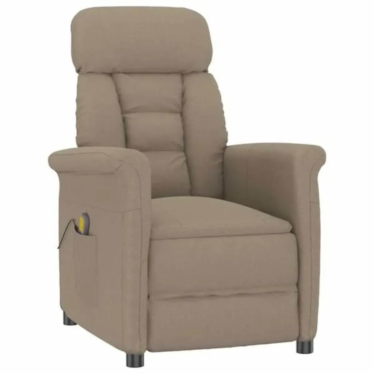 Massage Chair with Cushion Taupe 70.5 x 96.5 x 95 - Image 3