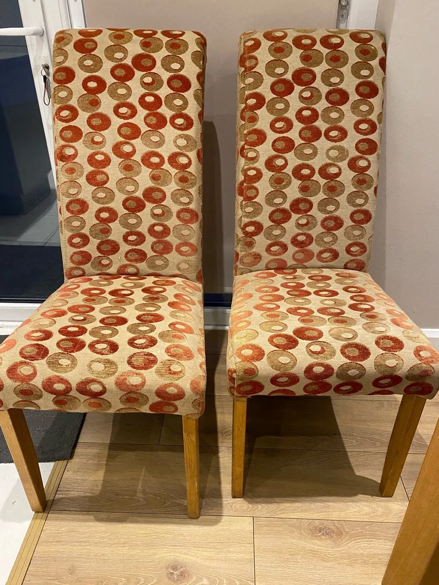 Two dining chairs