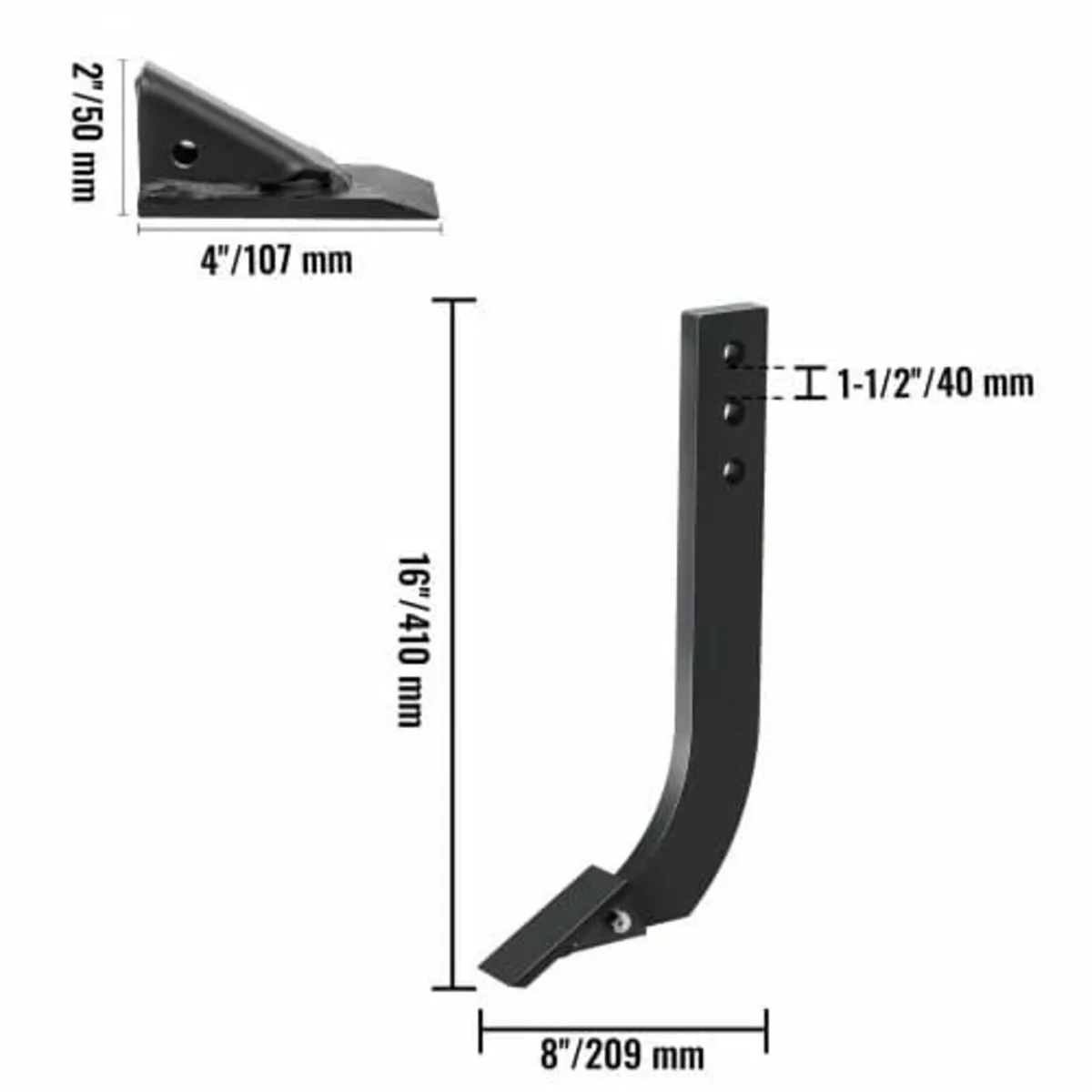 6pcs Box Blade Shank, 16'' Scarifier Shank, 3 Ho - Image 3