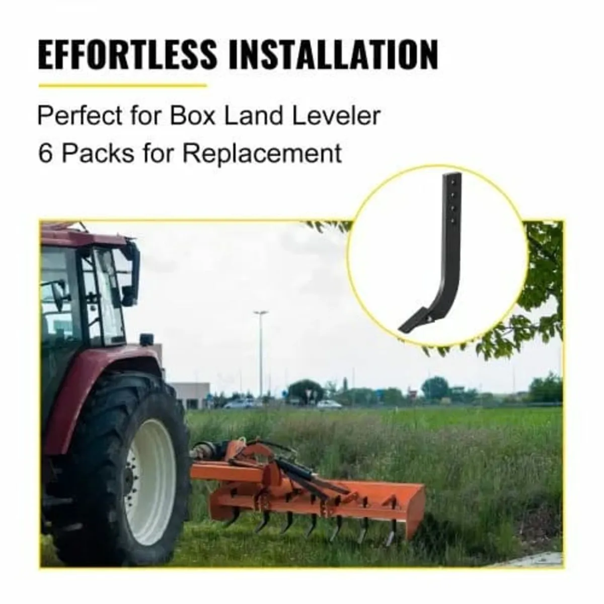 Box Blade Shank, 18" Scarifier Shank, 4 Holes Box - Image 3