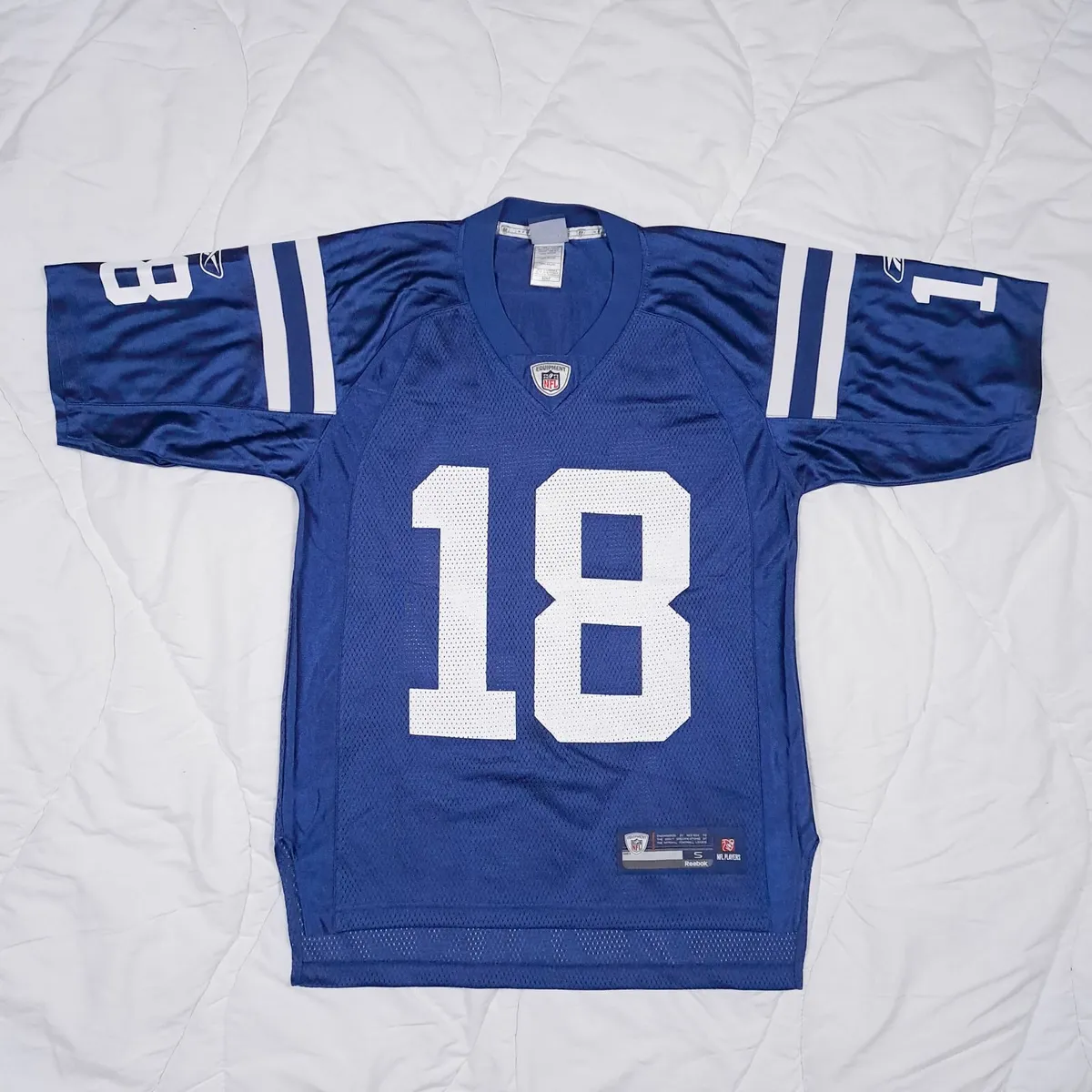 Reebok Indianapolis Colts Manning NFL Shirt S - Image 1