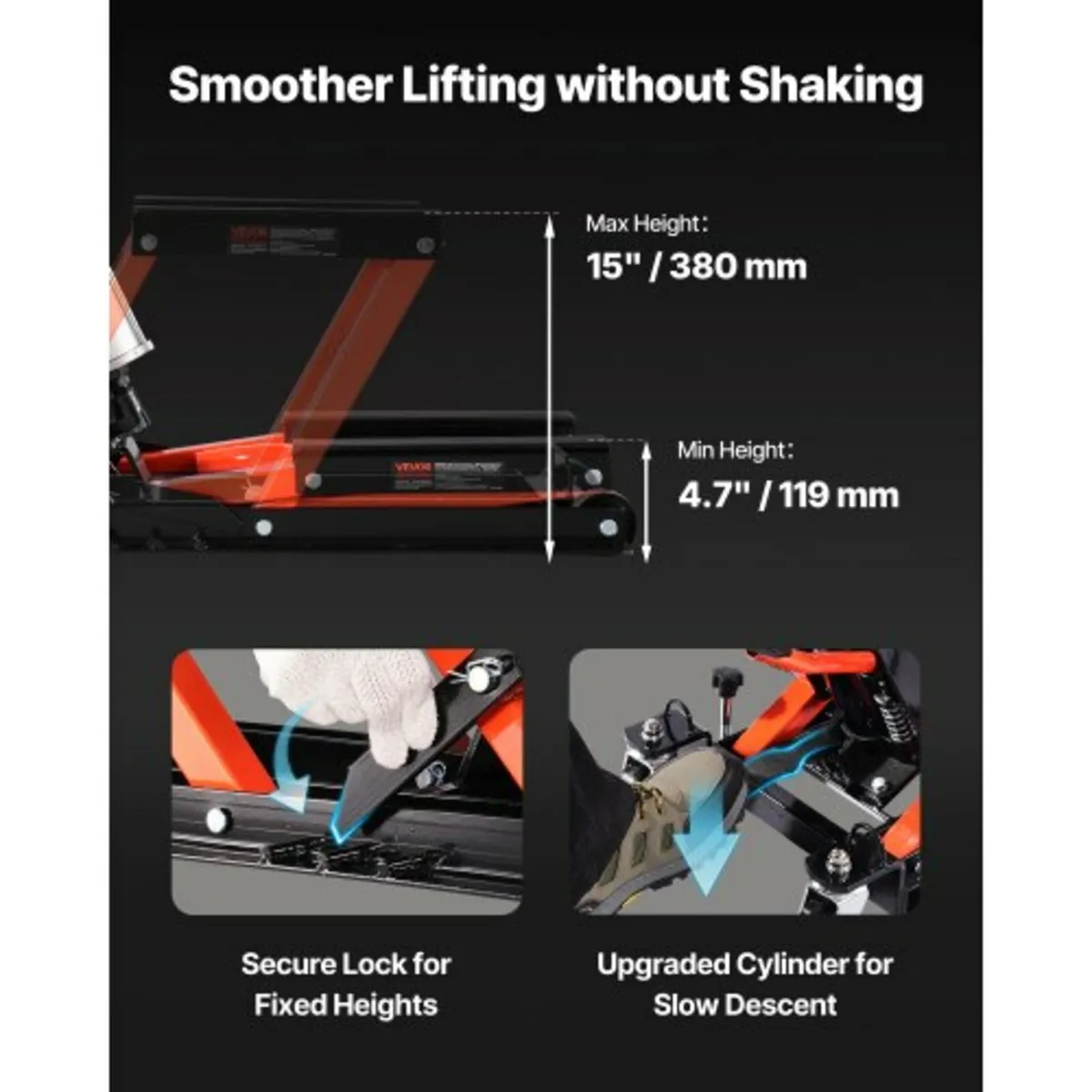 Motorcycle Lift, 1500lbs Weight Capacity, Hydrauli - Image 2