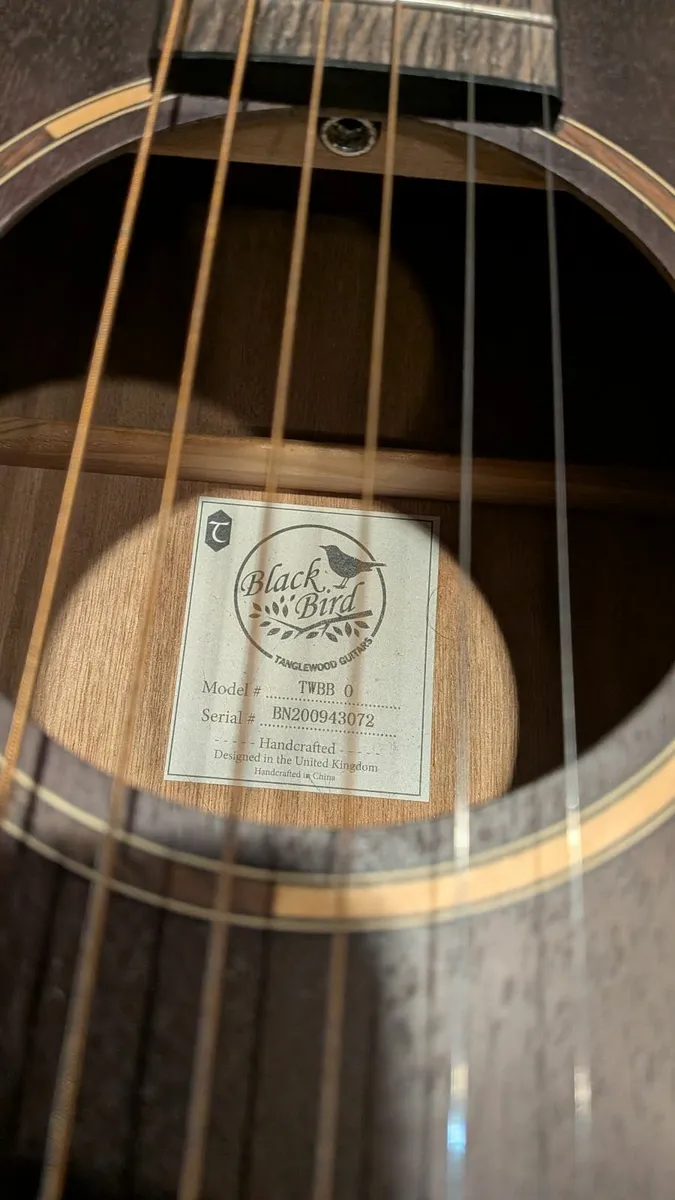 Tanglewood Blackbird Acoustic Guitar, 6 Strings - Image 3