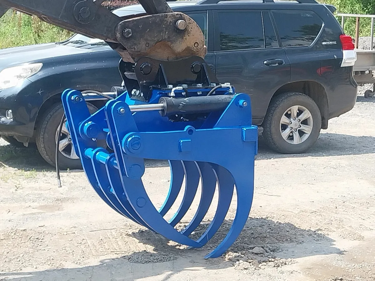 1100 Hardox Multi grab/ rake,No VAT - Image 3