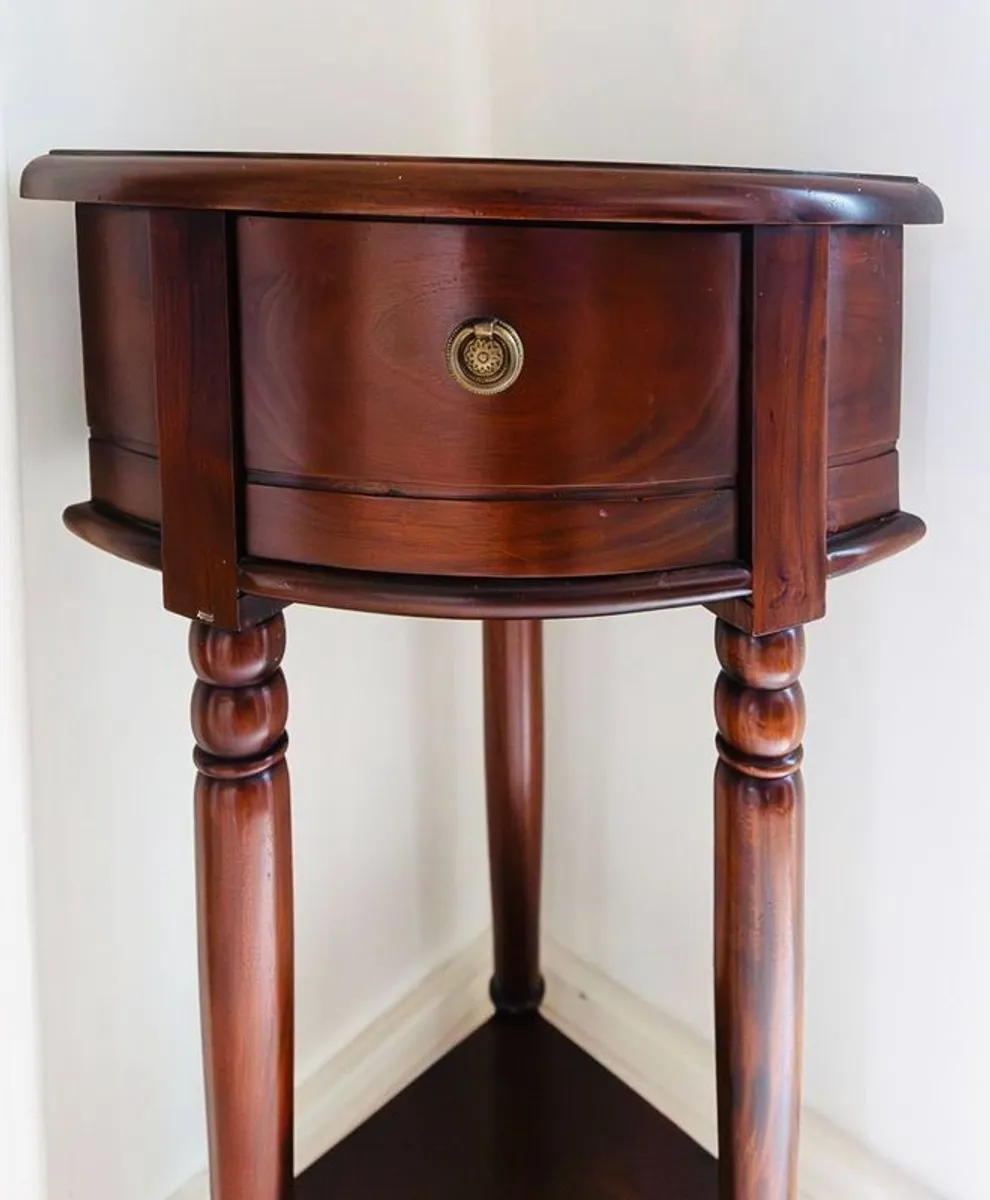 mahogany corner table - Image 2