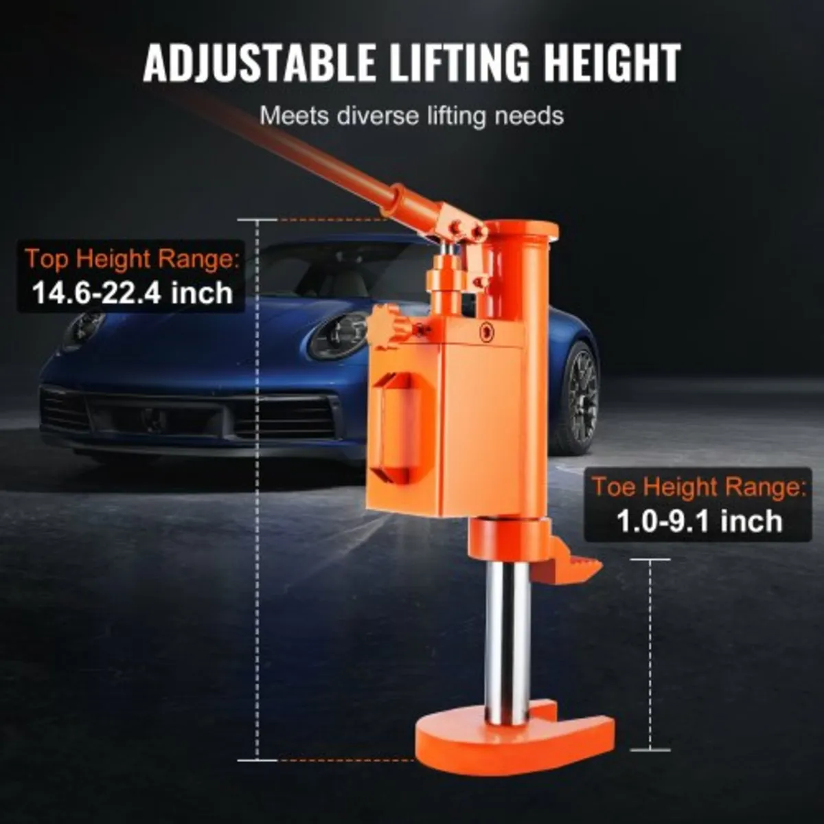 Hydraulic Toe Jack, 5 Ton On Toe Toe Jack Lift, 10 - Image 4