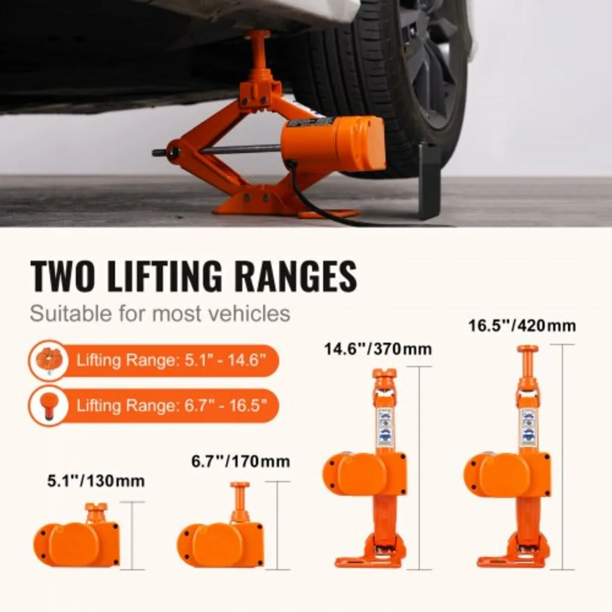 Electric Car Jack Floor Jack 3 Ton Electric Scisso - Image 2