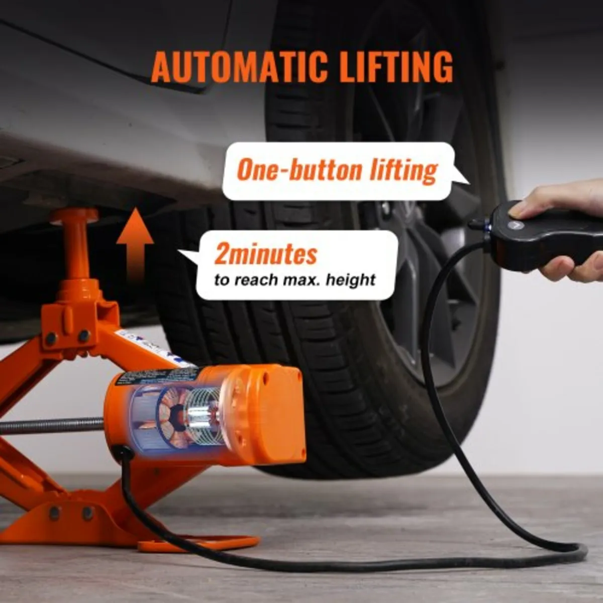 Electric Car Jack Floor Jack 3 Ton Electric Scisso - Image 3