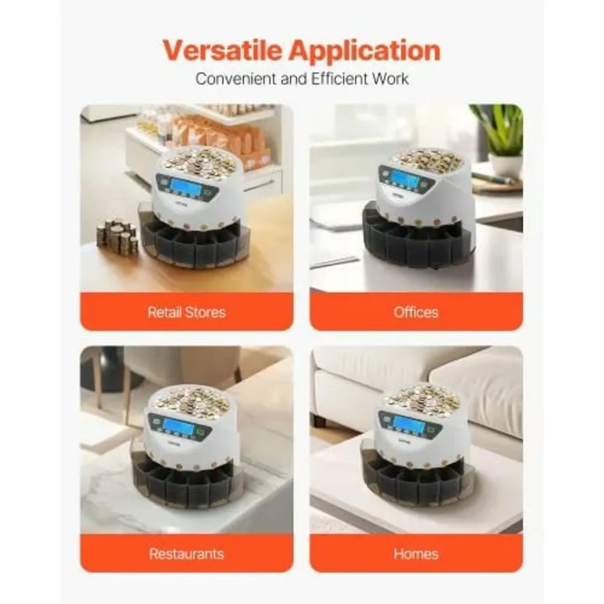 EURO Coin Sorter, Coin Counter Machine for 8 Kinds - Image 3