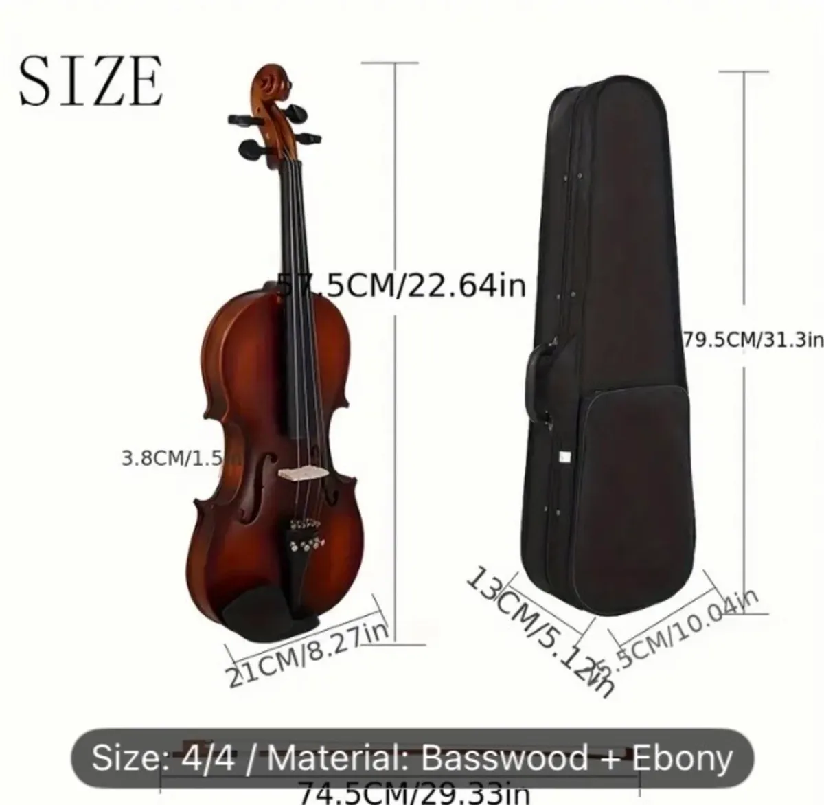 Violin new free postage - Image 4
